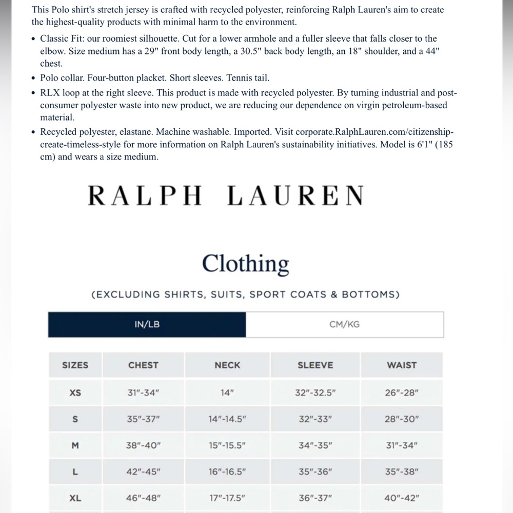 RLX Ralph Lauren X Series Golf Polo Pink Blue Striped Performance Shirt Men’s M - Picture 13 of 16